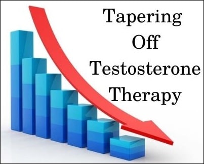 Tapering testosterone therapy