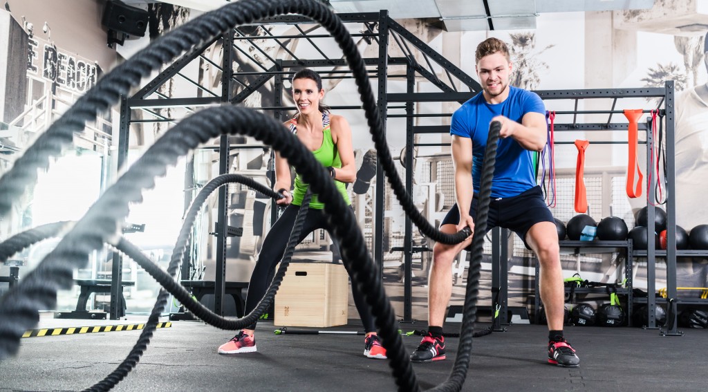 HIIT training of men and women