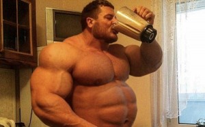 Bodybuilder high-calorie diet