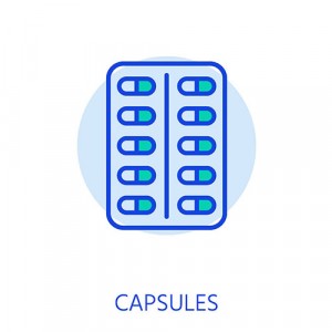 Testosterone capsules, pellets