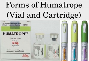 Forms of Humatrope (vial and cartridge)