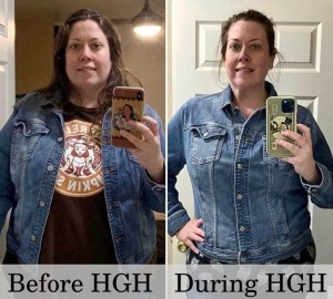 HGH weight loss result on women