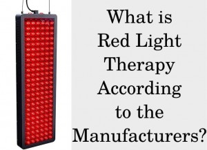 What is red light therapy according to the manufacturers?