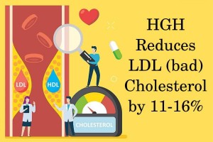 HGH reduces bad cholesterol